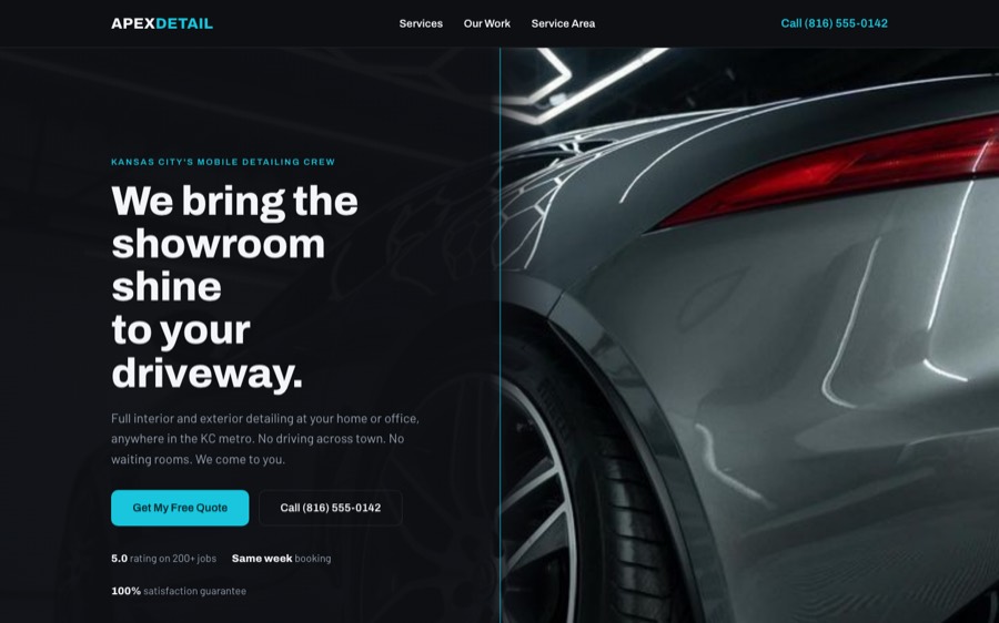 Apex Detailing concept