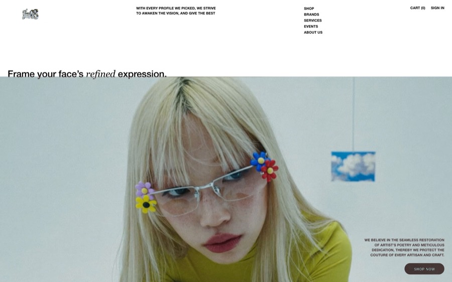 Blind by Glamour concept