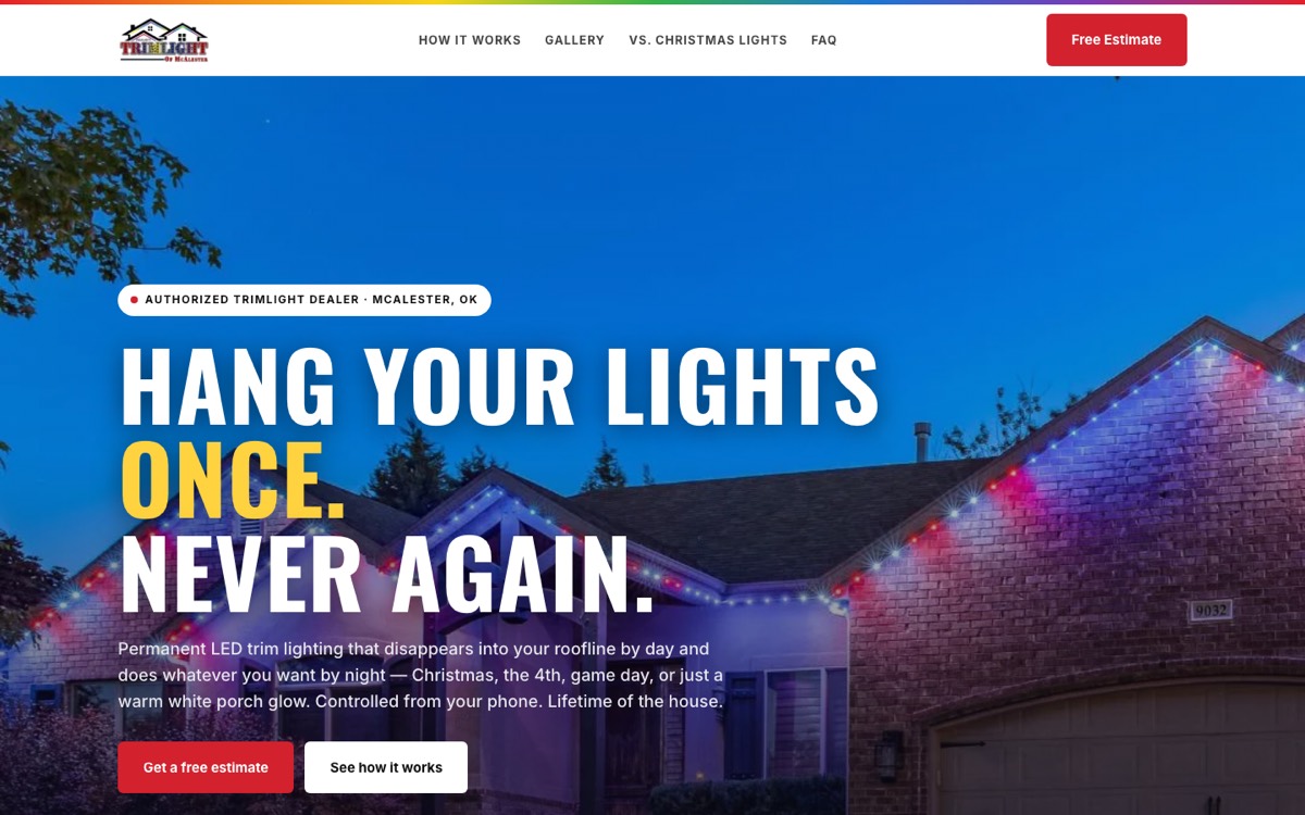 Trimlight McAlester website
